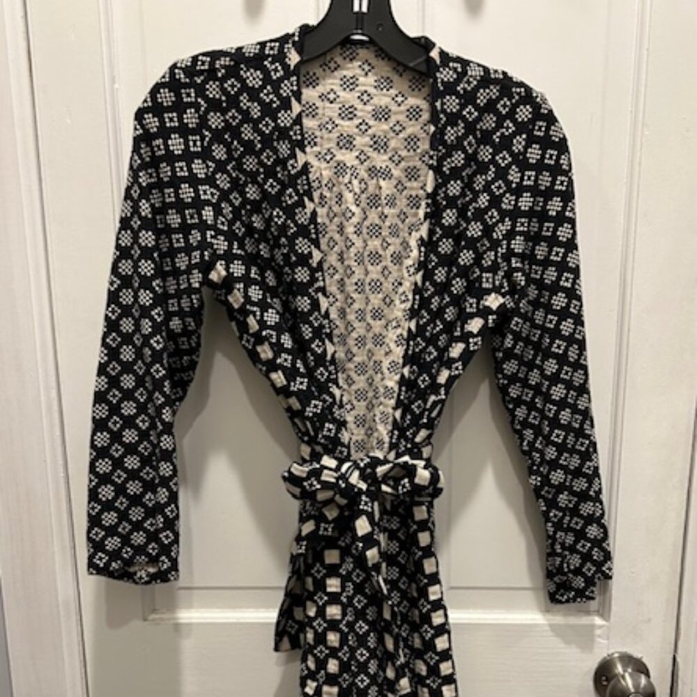 Ace & Jig reversible Camden duster jacket robe colorway Blackstone size small